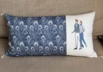 coussin "à la Patinoire"